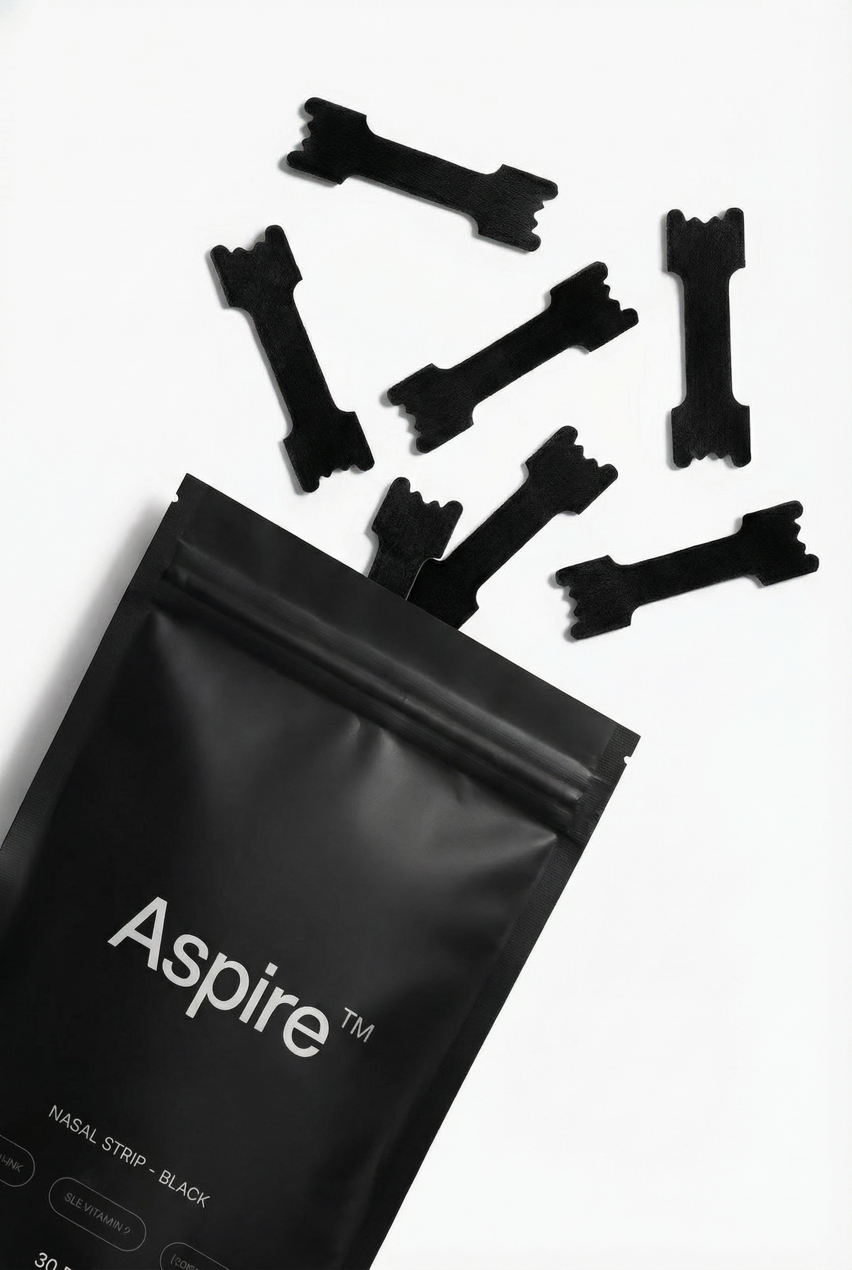 Aspire™ Tiras Nasales - Negro